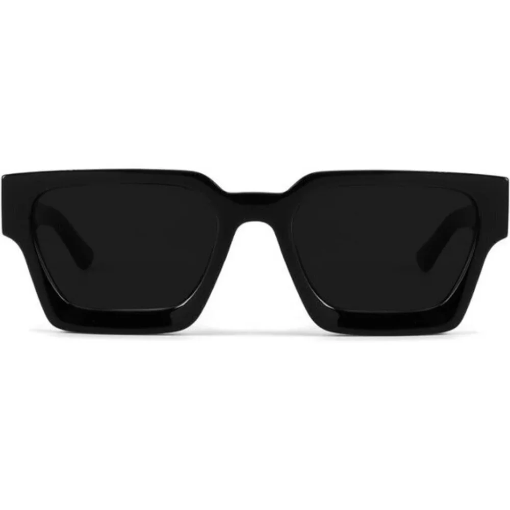⚡Men Black Fashion Thick Trendy Square Shades Rectangle Designer SunGlasses